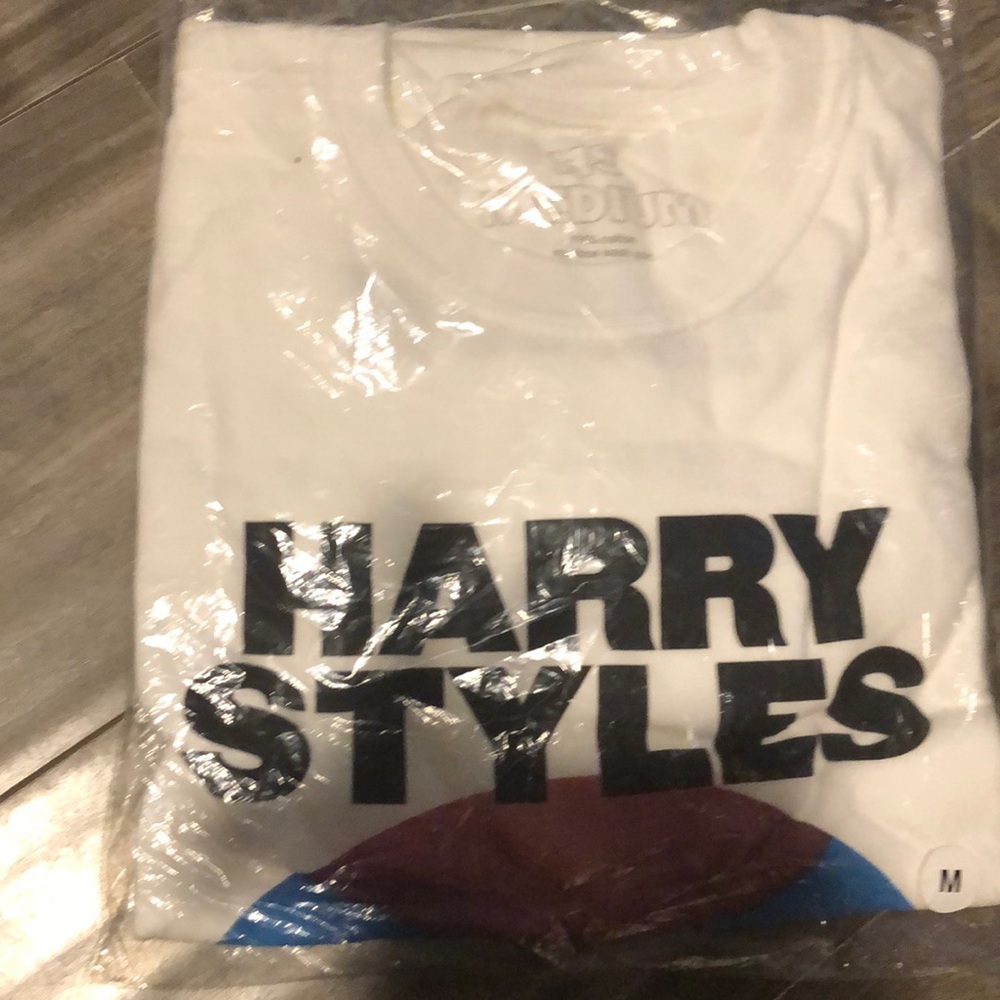 Harry styles shirt Fine line White